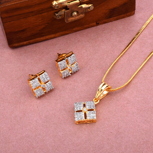 Gilded Elegance Pendant Set