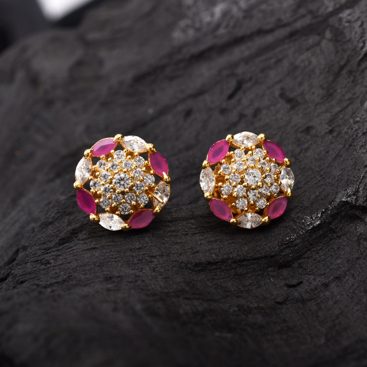 Urban Sparkle Gold Plated Studs/Earrings