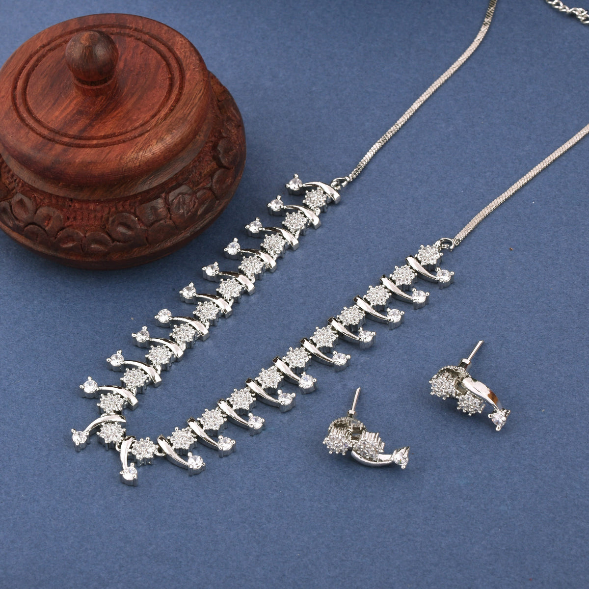 Diamond Drift Necklace Set