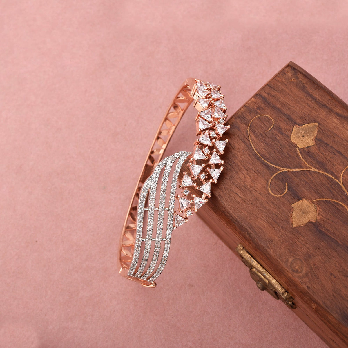 Diva Sparkle Diamond Rose Gold Bracelet