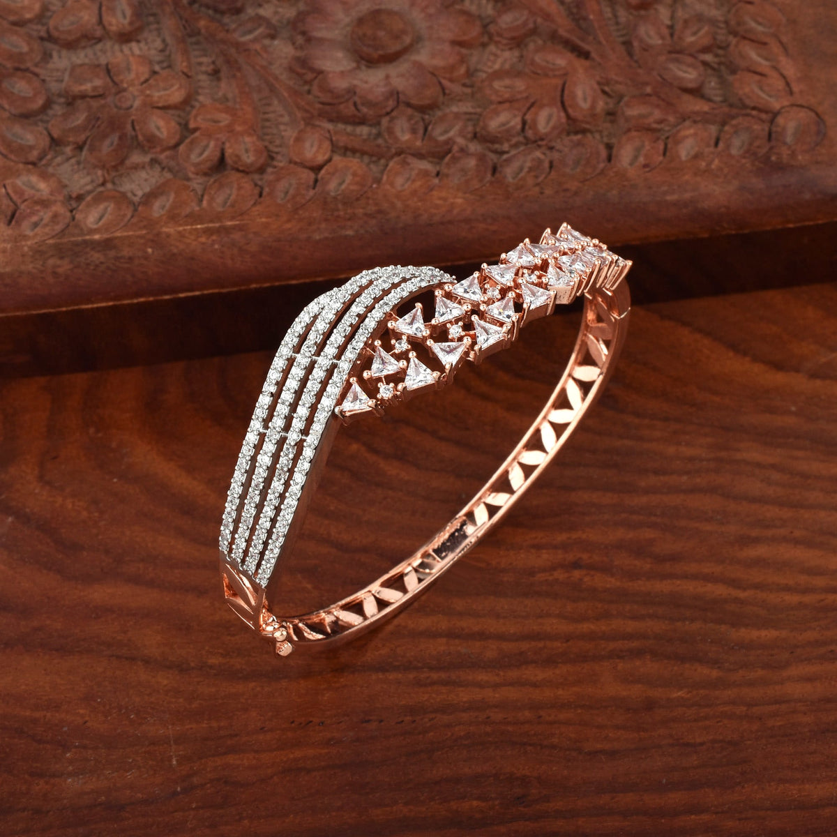 Diva Sparkle Diamond Rose Gold Bracelet
