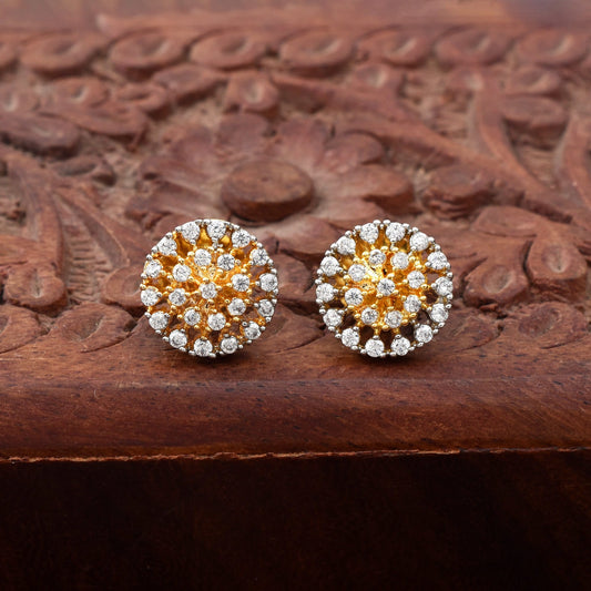Empress Light Gold Plated Studs