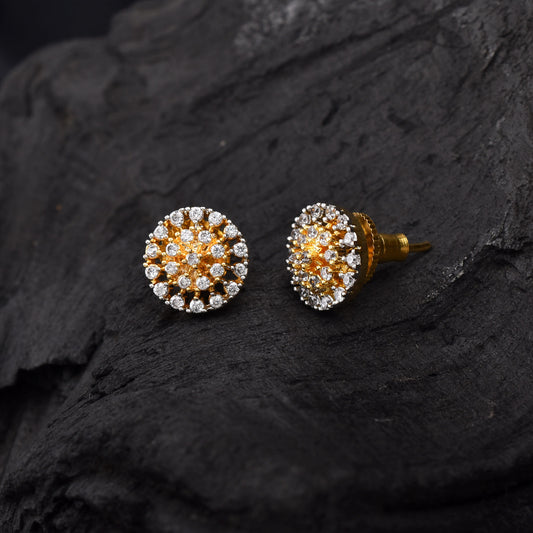 Empress Light Gold Plated Studs