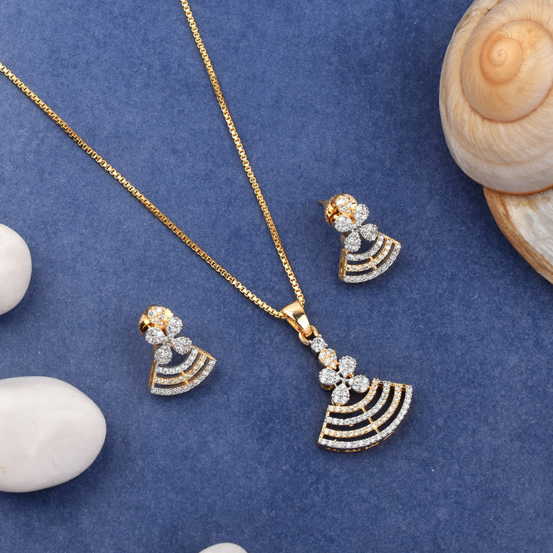 Diamond Dream Pendant set with Chain
