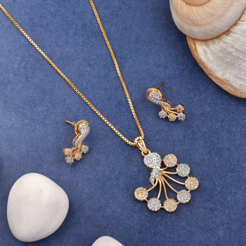 Pure Elegance Pendant set with Chain