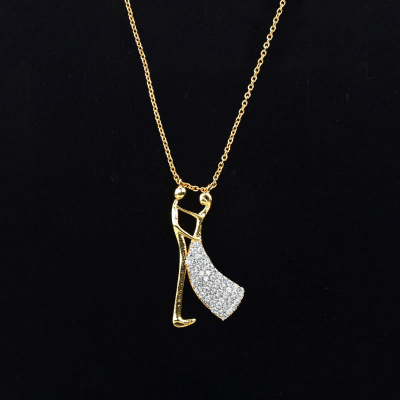 Radiant Luxe Pendant with Chain