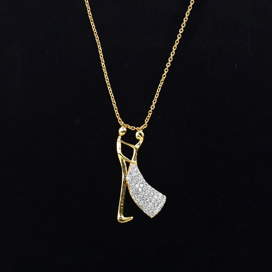 Radiant Luxe Pendant with Chain