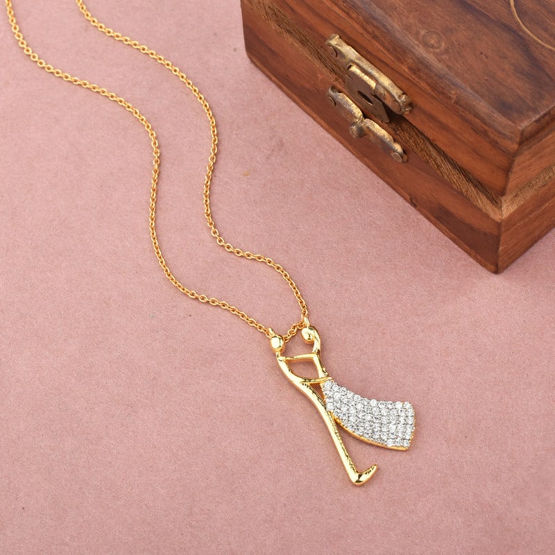 Radiant Luxe Pendant with Chain