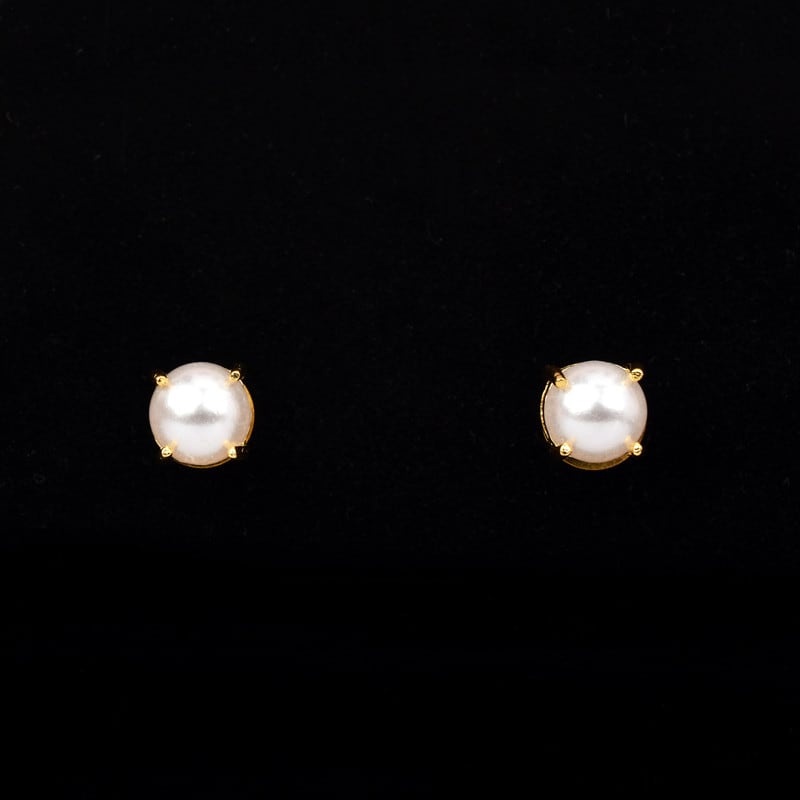Pearl Essence Gold Plated Studs