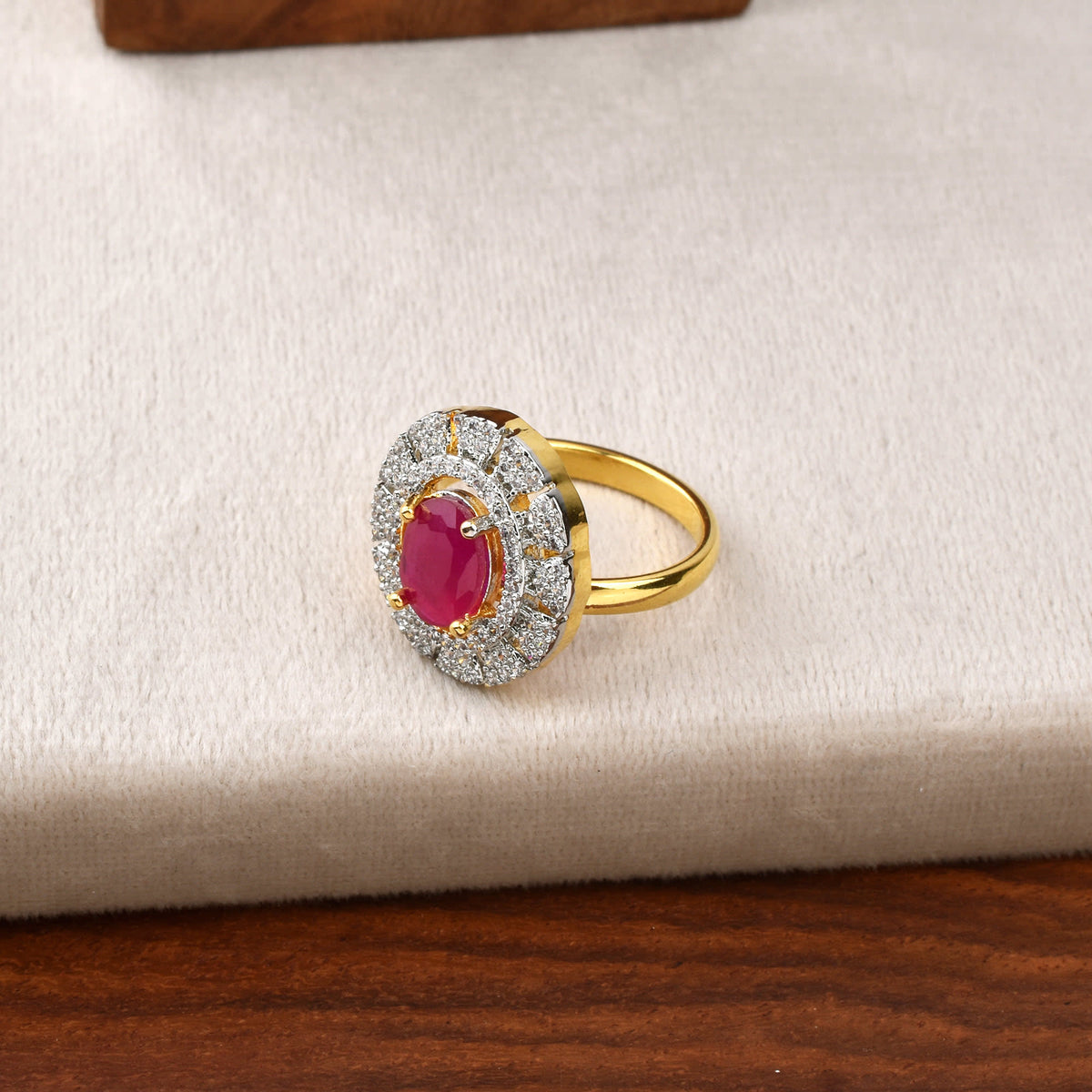 Scarlet Spark Diamond Ring