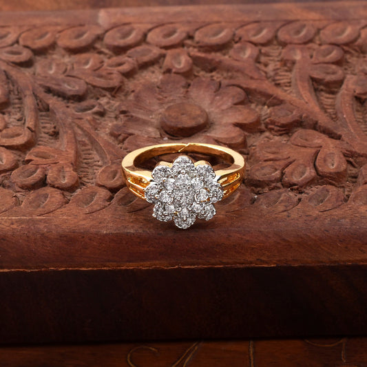 Timeless Shine Gold Plated Ring
