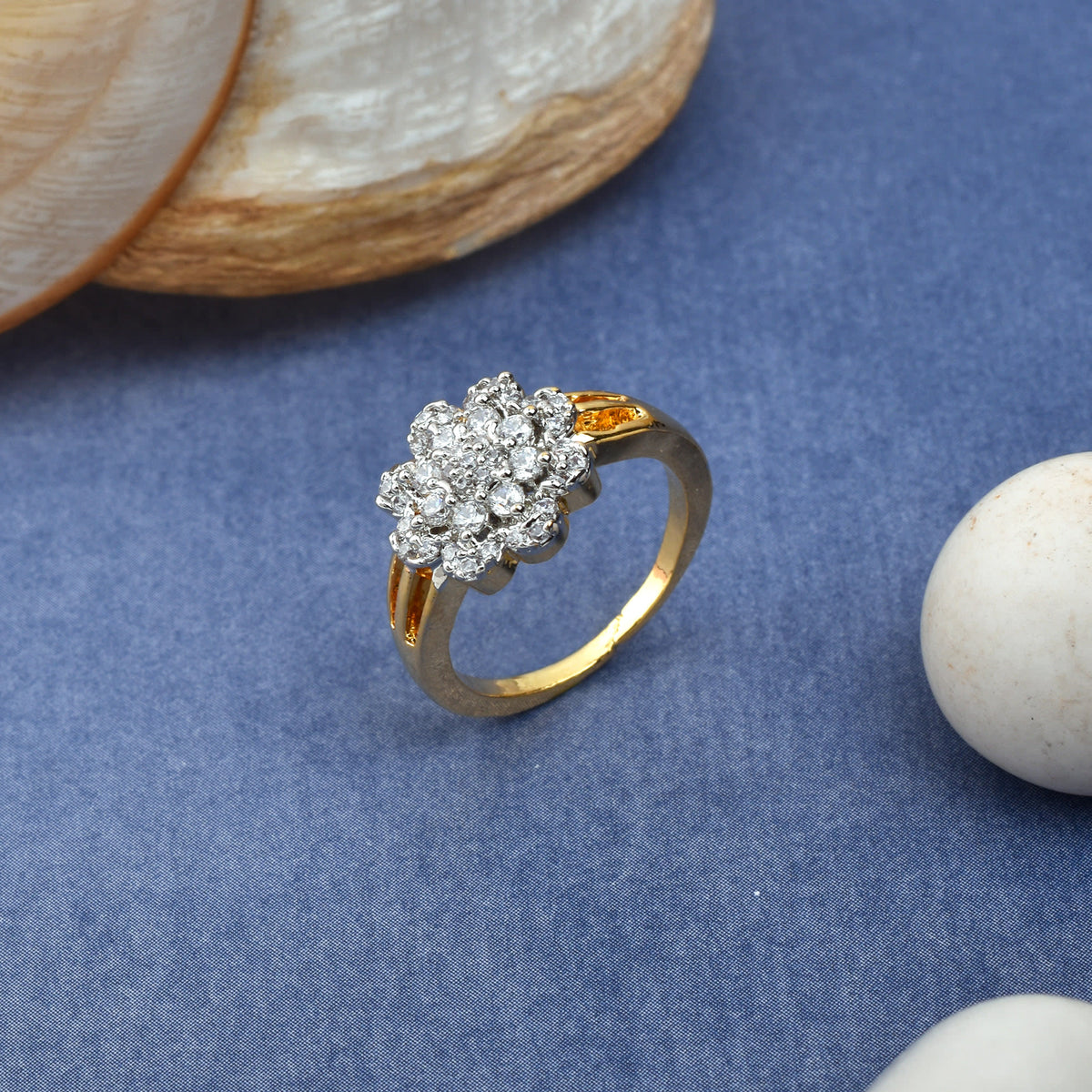 Timeless Shine Gold Plated Ring