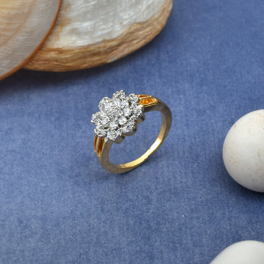 Timeless Shine Gold Plated Ring