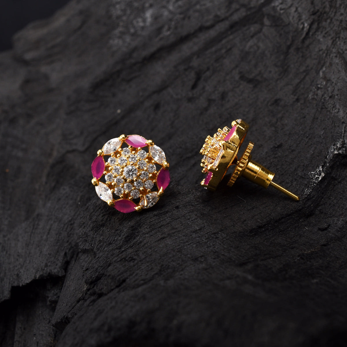 Urban Sparkle Gold Plated Studs/Earrings